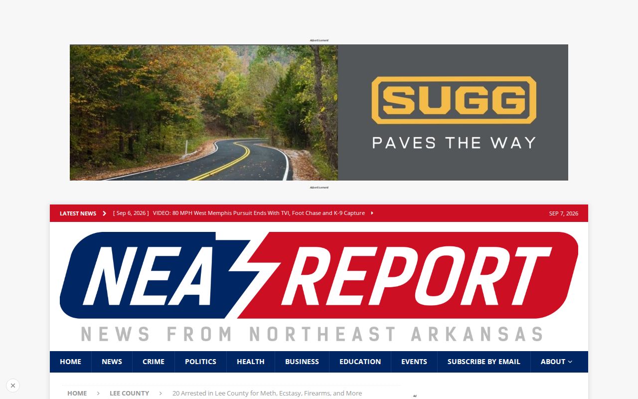 NEA Report example of selected Lee County arrest news
